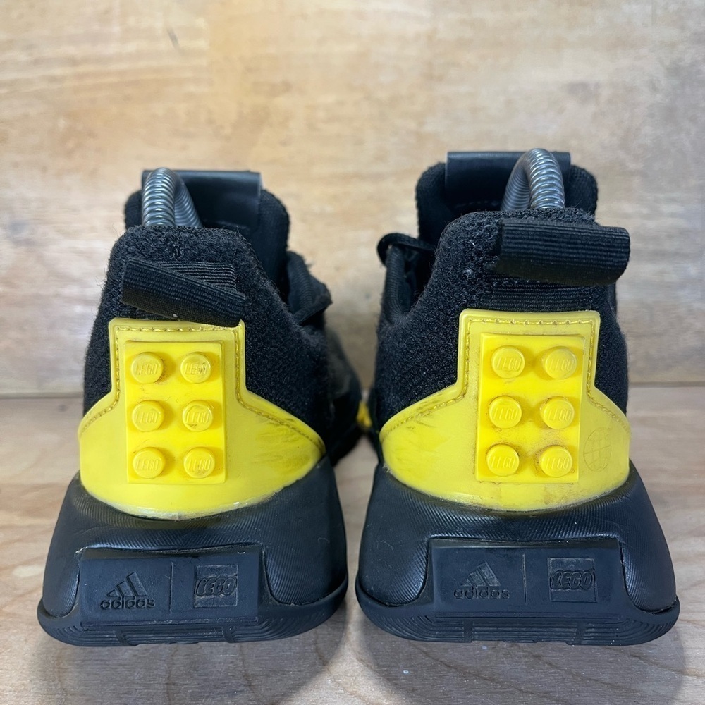 Adidas LEGO x Sport Pro J Womens Size 7 Shoes Sneakers Black/Equipment Yellow - Picture 4 of 9